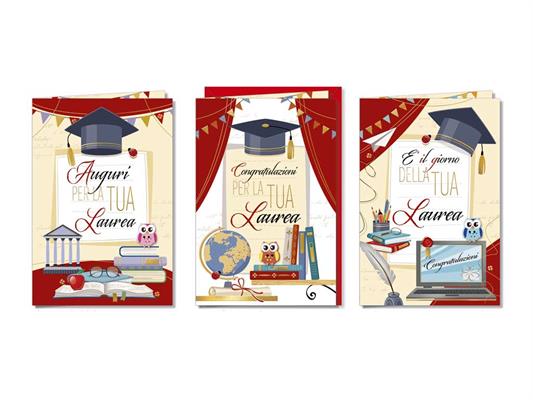 Biglietto laurea con applicazione