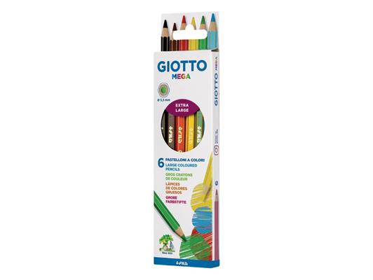 Pastelli Giotto Mega 6pz