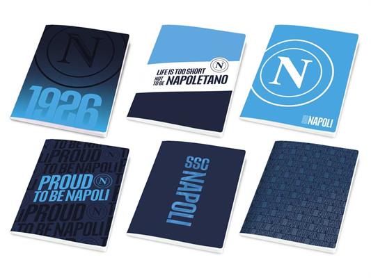 Quaderno A4 spillato SSC Napoli by Colourbook 100g 2025 - 1R